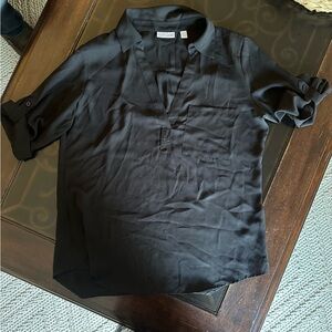 New York & Co, Black Women's Shirt, Size Med